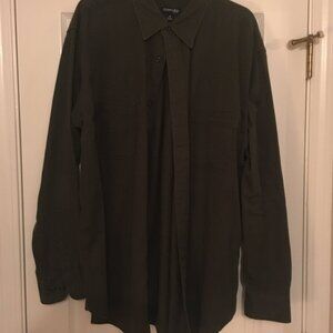 Green Casual Dress Shirt